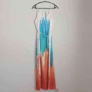 Pink Owl Cream Dress